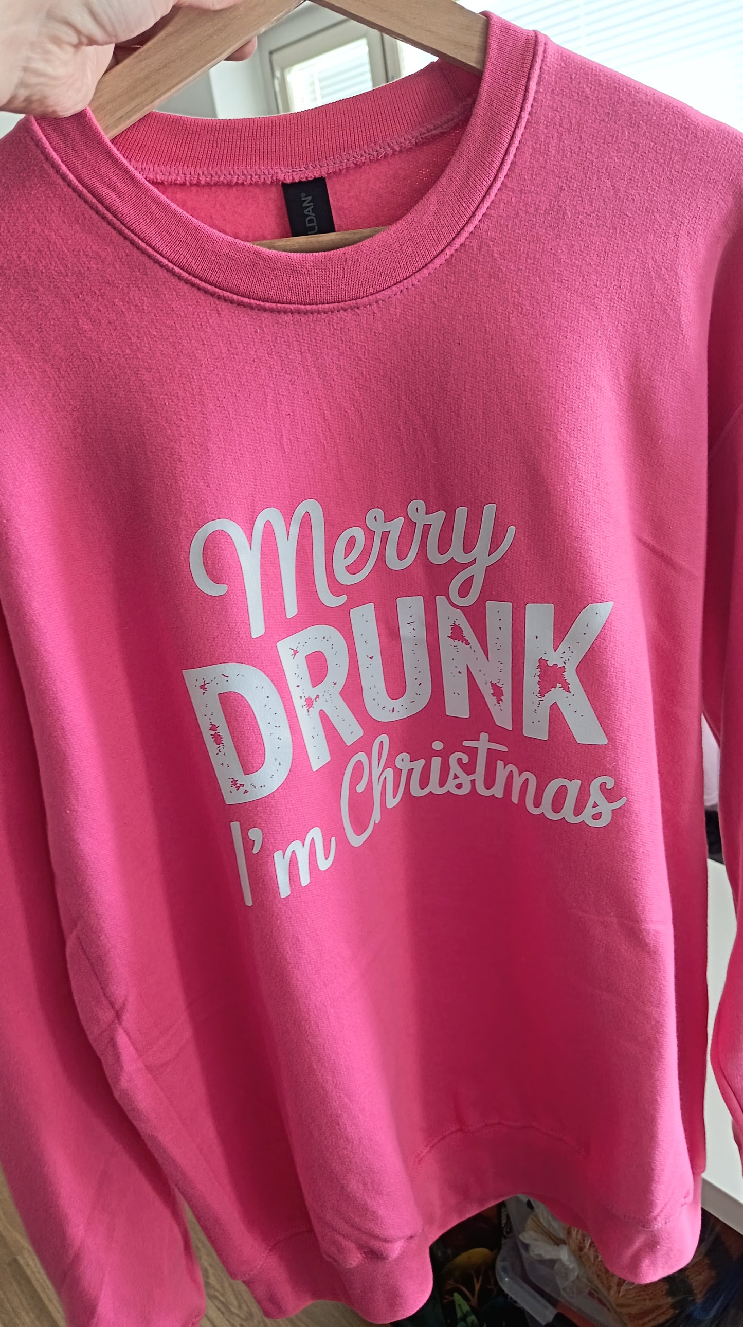 Merry Drunk -collegepaita