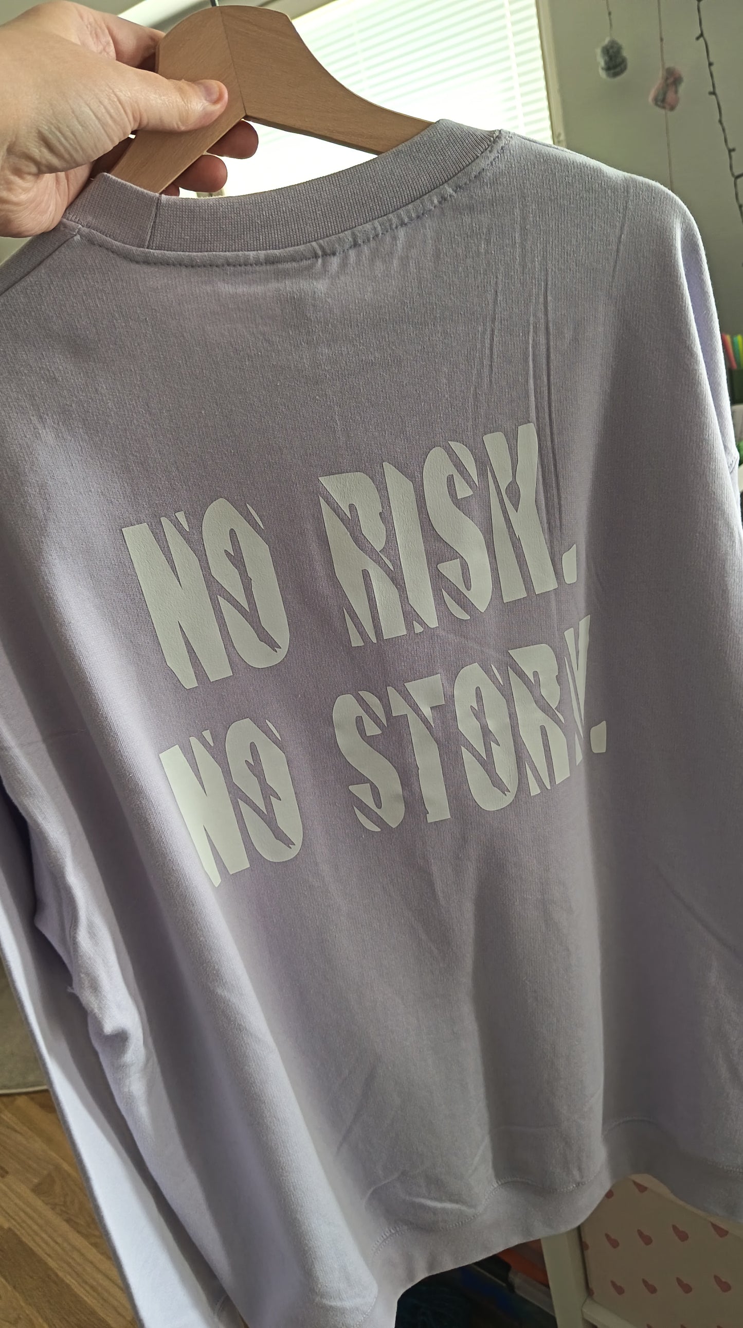 No riks -collegepaita